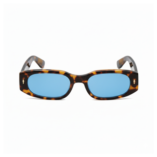 Lunettes de soleil RECTANGULAIRE EN POLYCARBONATE ÉCAILLE BRUN AMBRÉ – UV400