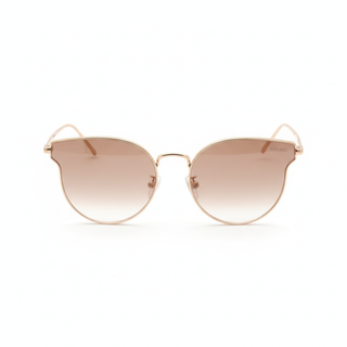 Lunettes de soleil RONDE EN MÉTAL DORÉ – UV400