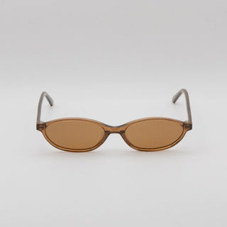 Lunette de soleil OVALE brun ambré polarisés