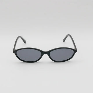 Lunette de soleil OVALE EN ACÉTATE NOIR