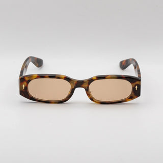 Lunettes de soleil RECTANGULAIRES EN POLYCARBONATE ÉCAILLE BRUN AMBRÉ