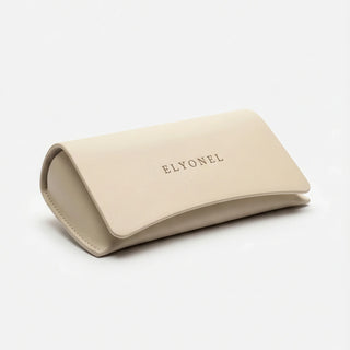 Lunette de soleil CARRÉE EN ACÉTATE BLANC – UV400 • nylon gris dégradé